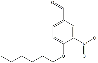 4-(hexyloxy)-3-nitrobenzaldehyde Struktur