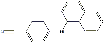 4-(naphthalen-1-ylamino)benzonitrile Struktur