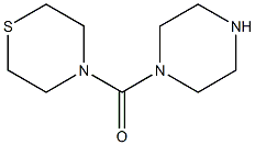 4-(piperazin-1-ylcarbonyl)thiomorpholine Struktur