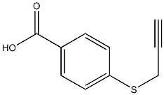 4-(prop-2-ynylthio)benzoic acid Struktur