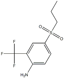 4-(propylsulfonyl)-2-(trifluoromethyl)aniline Struktur