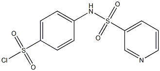 4-(pyridine-3-sulfonamido)benzene-1-sulfonyl chloride Struktur