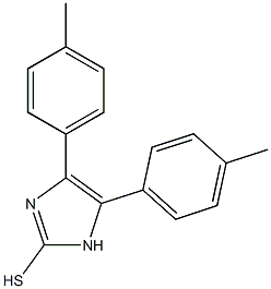 4,5-bis(4-methylphenyl)-1H-imidazole-2-thiol Struktur