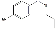 4-[(propylsulfanyl)methyl]aniline Struktur