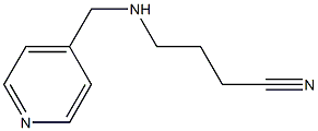 4-[(pyridin-4-ylmethyl)amino]butanenitrile Struktur