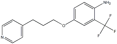 4-[3-(pyridin-4-yl)propoxy]-2-(trifluoromethyl)aniline Struktur