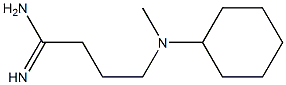 4-[cyclohexyl(methyl)amino]butanimidamide Struktur