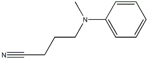 4-[methyl(phenyl)amino]butanenitrile Struktur