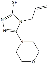 4-allyl-5-morpholin-4-yl-4H-1,2,4-triazole-3-thiol Struktur