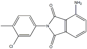 4-amino-2-(3-chloro-4-methylphenyl)-2,3-dihydro-1H-isoindole-1,3-dione Struktur