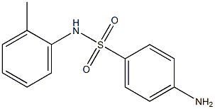 4-amino-N-(2-methylphenyl)benzene-1-sulfonamide Struktur