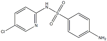 4-amino-N-(5-chloropyridin-2-yl)benzene-1-sulfonamide Struktur