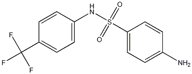 4-amino-N-[4-(trifluoromethyl)phenyl]benzene-1-sulfonamide Struktur