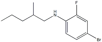 4-bromo-2-fluoro-N-(2-methylpentyl)aniline Struktur