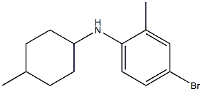 4-bromo-2-methyl-N-(4-methylcyclohexyl)aniline Struktur