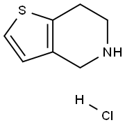 4H,5H,6H,7H-thieno[3,2-c]pyridine hydrochloride Struktur