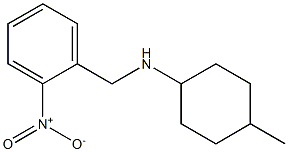 4-methyl-N-[(2-nitrophenyl)methyl]cyclohexan-1-amine Struktur