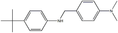 4-tert-butyl-N-{[4-(dimethylamino)phenyl]methyl}aniline Struktur