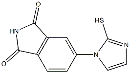 5-(2-sulfanyl-1H-imidazol-1-yl)-2,3-dihydro-1H-isoindole-1,3-dione Struktur