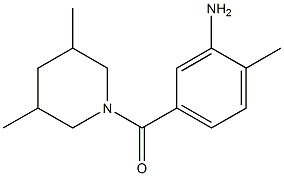 5-[(3,5-dimethylpiperidin-1-yl)carbonyl]-2-methylaniline Struktur