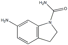 6-amino-2,3-dihydro-1H-indole-1-carboxamide Struktur