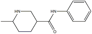 6-methyl-N-phenylpiperidine-3-carboxamide Struktur