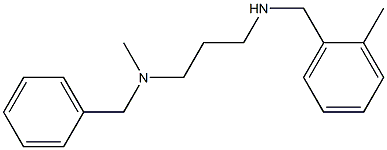 benzyl(methyl)(3-{[(2-methylphenyl)methyl]amino}propyl)amine Struktur