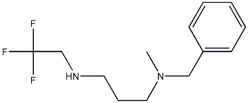 benzyl(methyl){3-[(2,2,2-trifluoroethyl)amino]propyl}amine Struktur