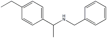 benzyl[1-(4-ethylphenyl)ethyl]amine Struktur