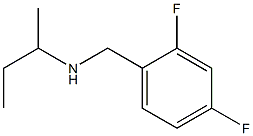 butan-2-yl[(2,4-difluorophenyl)methyl]amine Struktur