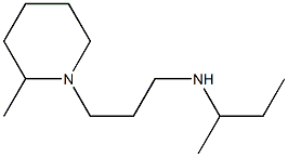 butan-2-yl[3-(2-methylpiperidin-1-yl)propyl]amine Struktur