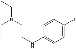 diethyl({2-[(4-iodophenyl)amino]ethyl})amine Struktur