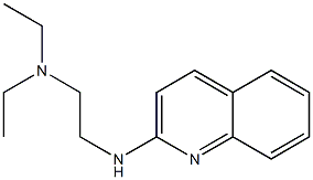 diethyl[2-(quinolin-2-ylamino)ethyl]amine Struktur