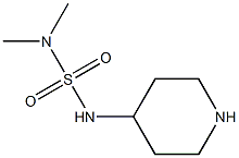 dimethyl(piperidin-4-ylsulfamoyl)amine Struktur