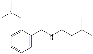 dimethyl[(2-{[(3-methylbutyl)amino]methyl}phenyl)methyl]amine Struktur