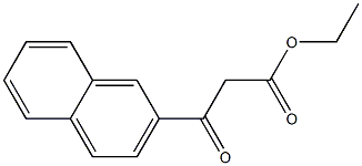 ethyl 3-(naphthalen-2-yl)-3-oxopropanoate Struktur