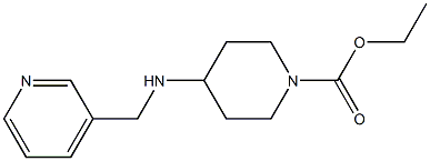 ethyl 4-[(pyridin-3-ylmethyl)amino]piperidine-1-carboxylate Struktur