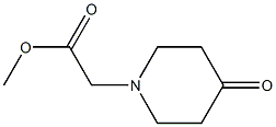 methyl (4-oxopiperidin-1-yl)acetate Struktur