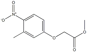 methyl 2-(3-methyl-4-nitrophenoxy)acetate Struktur