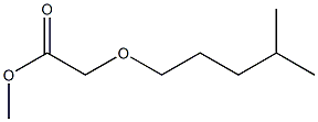 methyl 2-[(4-methylpentyl)oxy]acetate Struktur