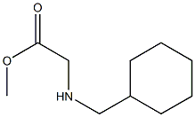 methyl 2-[(cyclohexylmethyl)amino]acetate Struktur