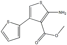 methyl 2-amino-4-(thiophen-2-yl)thiophene-3-carboxylate Struktur