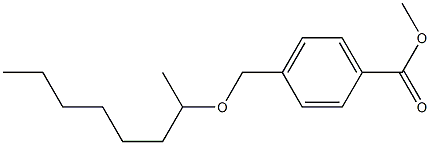 methyl 4-[(octan-2-yloxy)methyl]benzoate Struktur