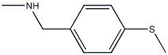 methyl({[4-(methylsulfanyl)phenyl]methyl})amine Struktur