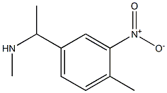 methyl[1-(4-methyl-3-nitrophenyl)ethyl]amine Struktur