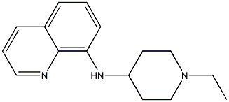 N-(1-ethylpiperidin-4-yl)quinolin-8-amine Struktur