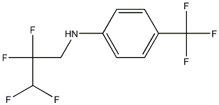 N-(2,2,3,3-tetrafluoropropyl)-4-(trifluoromethyl)aniline Struktur