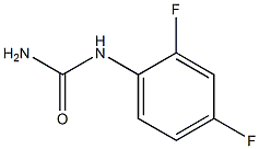 N-(2,4-difluorophenyl)urea Struktur