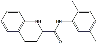 N-(2,5-dimethylphenyl)-1,2,3,4-tetrahydroquinoline-2-carboxamide Struktur