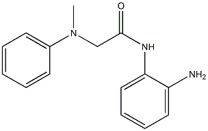 N-(2-aminophenyl)-2-[methyl(phenyl)amino]acetamide Struktur